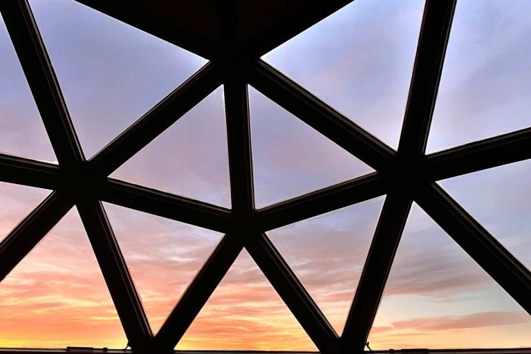 Glamping zen atardecer